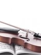 Sfondi Violin and sheet music 132x176