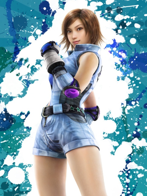 Screenshot №1 pro téma Asuka Kazama From Tekken 480x640
