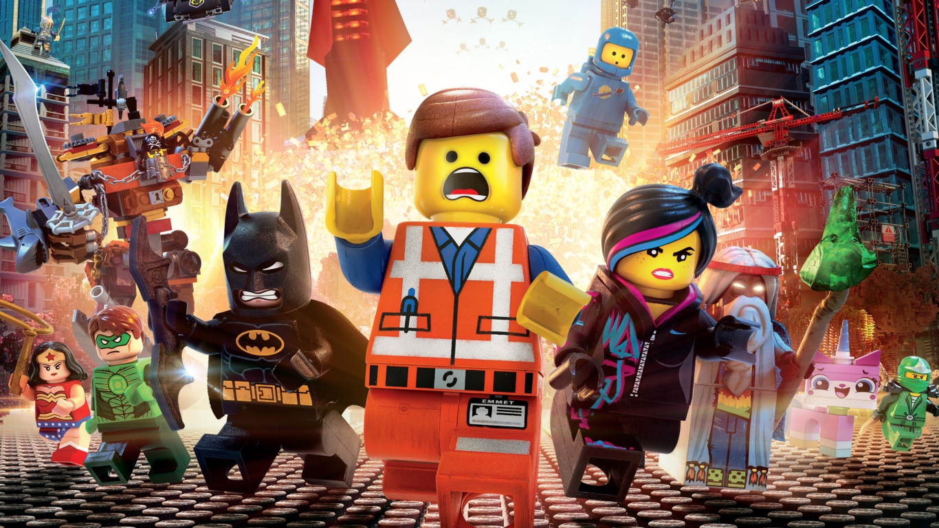 Fondo de pantalla The Lego Movie 2014 1366x768