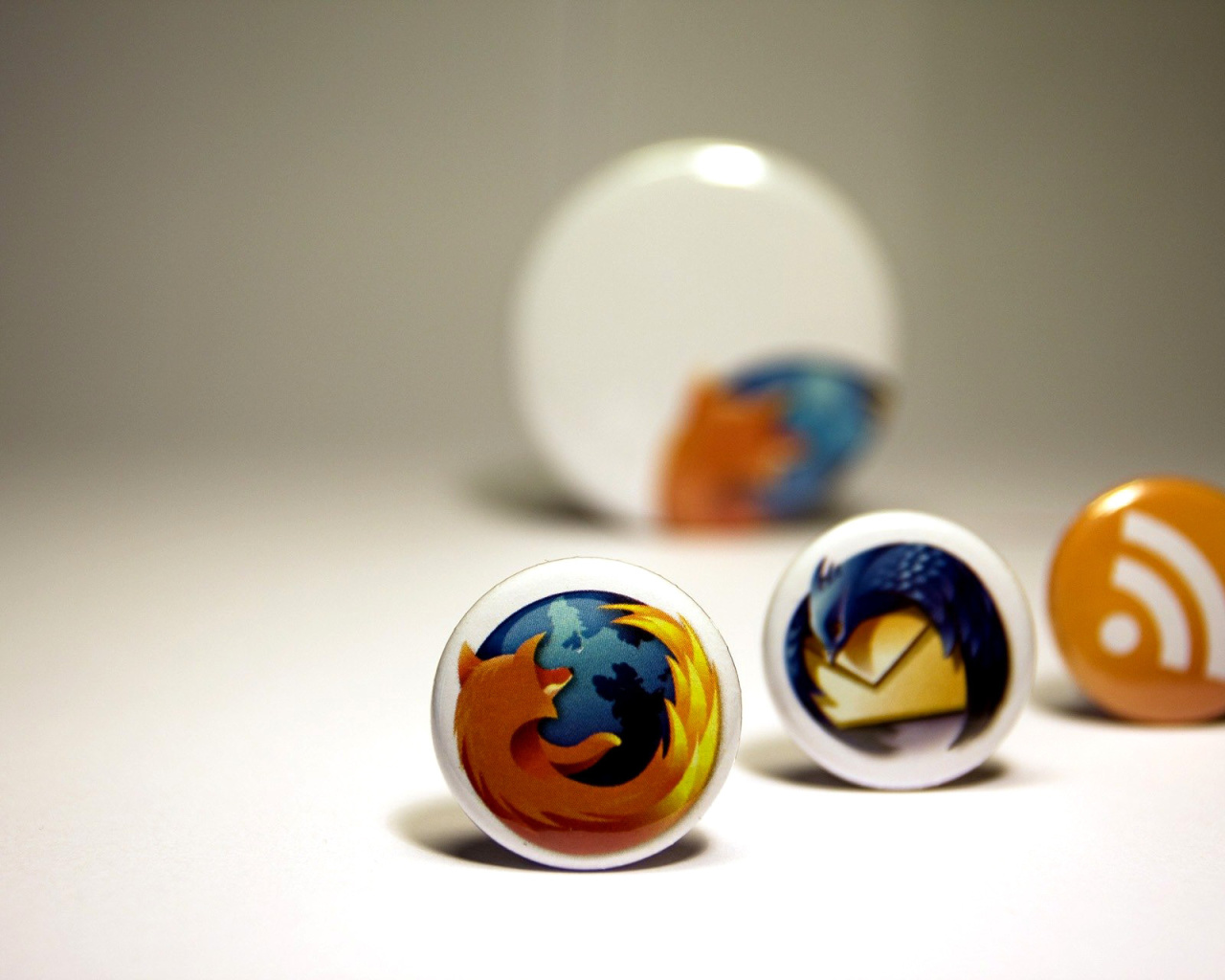 Das Firefox Browser Icons Wallpaper 1280x1024