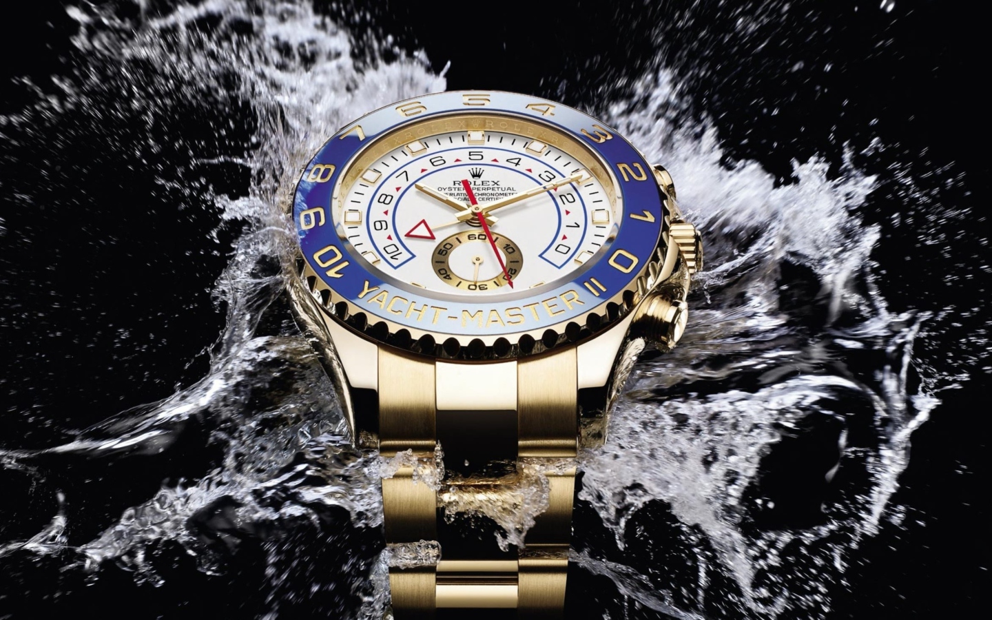 Screenshot №1 pro téma Rolex Yacht-Master Watches 1440x900