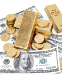 Das Money And Gold Wallpaper 128x160