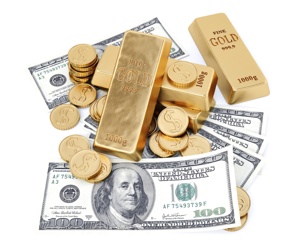 Money And Gold wallpaper 960x800