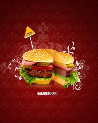 Kostenloses Hamburger Wallpaper für Nokia 5800 XpressMusic