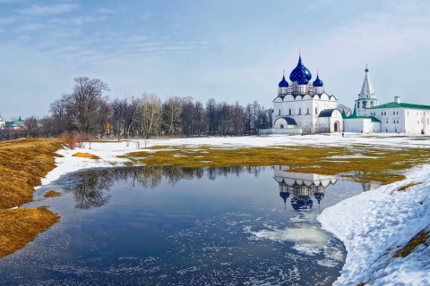 Screenshot №1 pro téma Suzdal Church 480x320