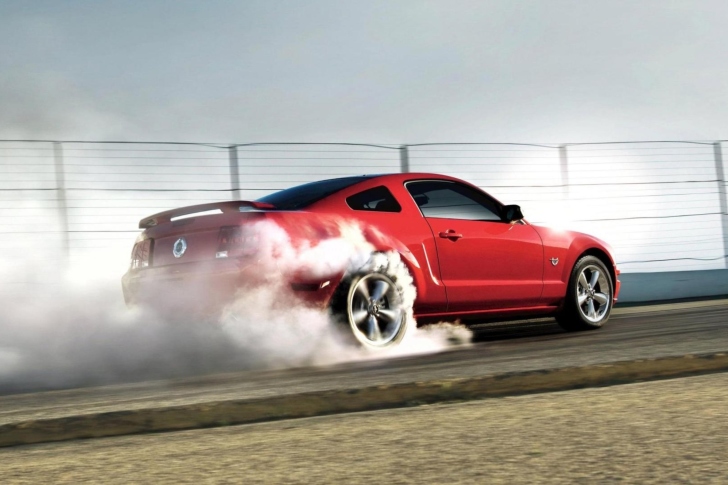 Das Red Mustang GT Best USA Sporcar Wallpaper