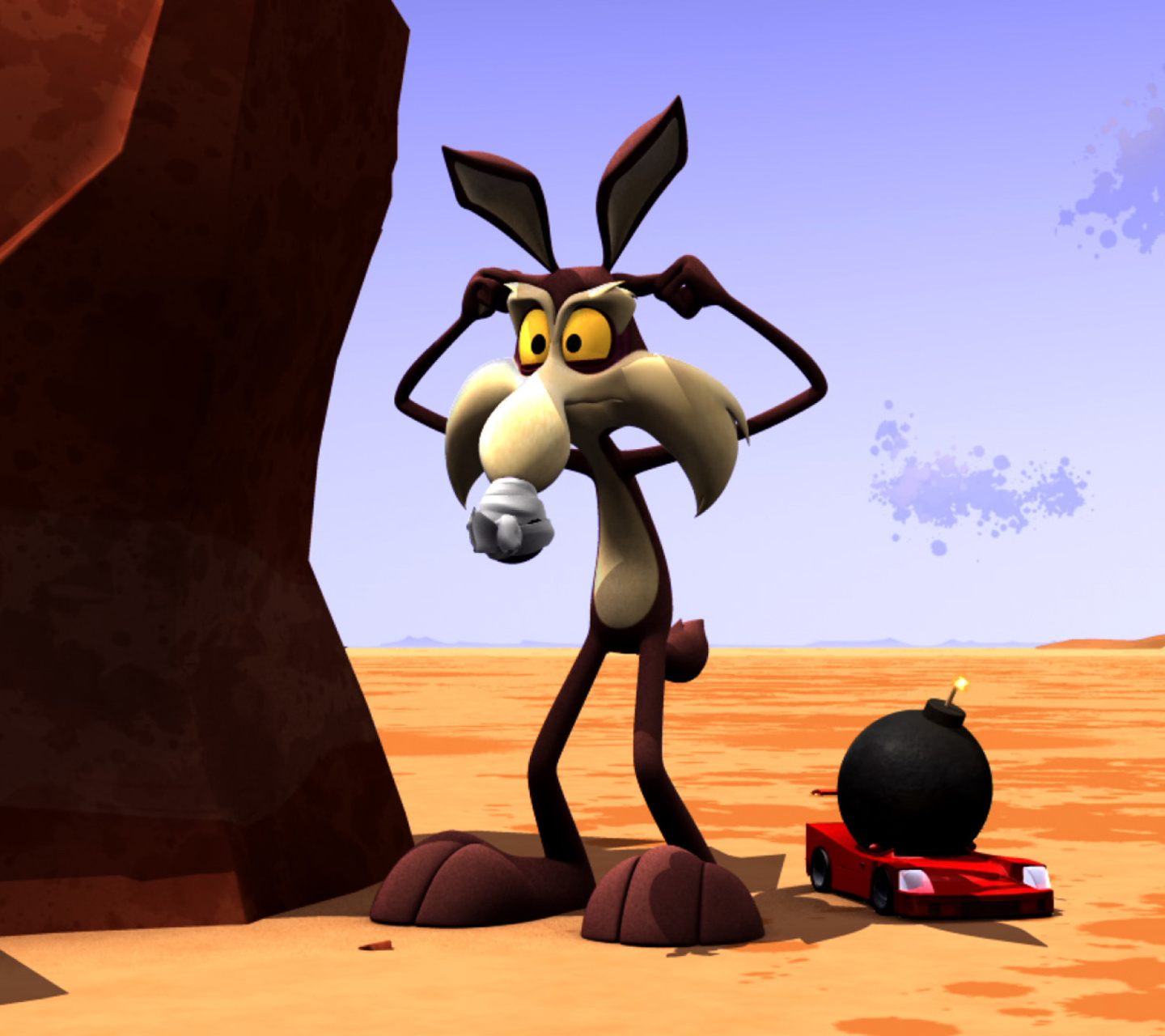 Das Wile E Coyote and Road Runner Wallpaper 1440x1280
