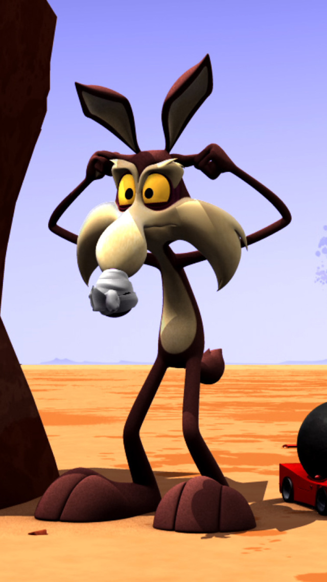 Screenshot №1 pro téma Wile E Coyote and Road Runner 640x1136