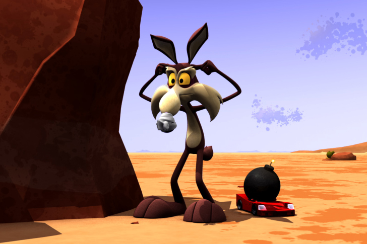 Das Wile E Coyote and Road Runner Wallpaper