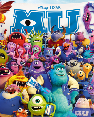 Monsters University Pixar - Obrázkek zdarma pro 240x320