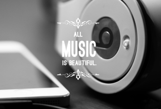 Music Is Beautiful Background for Android, iPhone and iPad