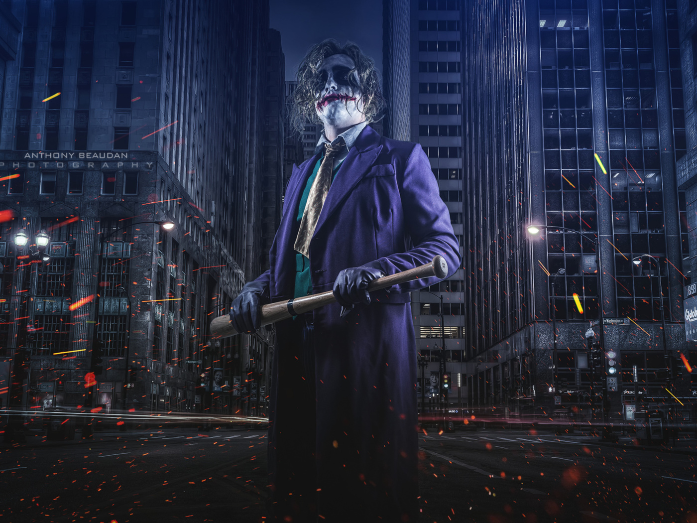 Joker Cosplay wallpaper 1400x1050