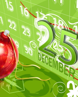 Kostenloses December Christmas Wallpaper für Nokia X2