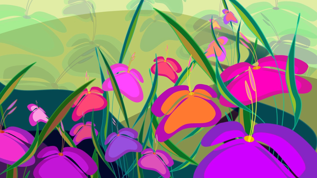 Screenshot №1 pro téma Meadow Flowers 1280x720