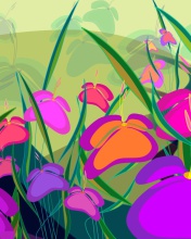 Meadow Flowers screenshot #1 176x220