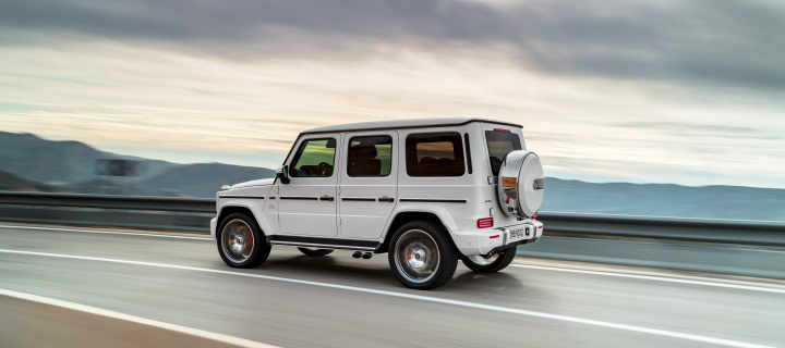 Fondo de pantalla Mercedes AMG G 63 SUV 2018 720x320