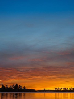 Das Ocean Sunset Wallpaper 240x320
