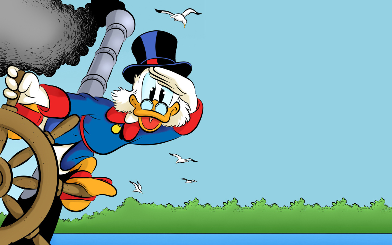 Das Scrooge McDuck from Ducktales Wallpaper 1280x800