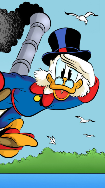 Das Scrooge McDuck from Ducktales Wallpaper 360x640