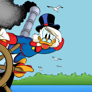 Kostenloses Scrooge McDuck from Ducktales Wallpaper für iPad mini