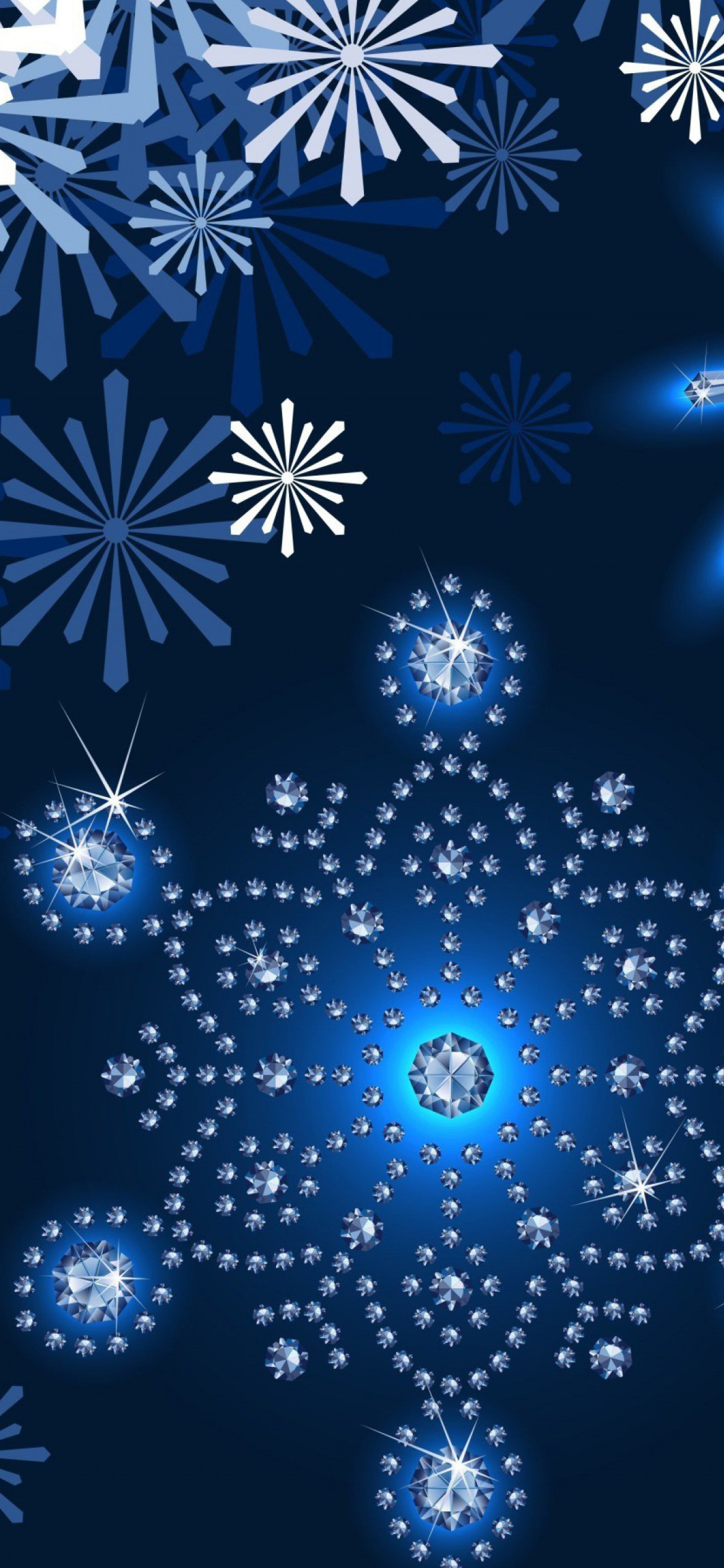 Screenshot №1 pro téma Snowflakes Ornament 1170x2532