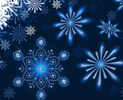 Обои Snowflakes Ornament 176x144