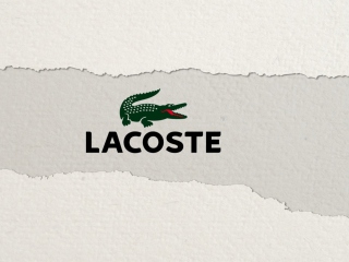 Das Lacoste Logo Wallpaper 320x240