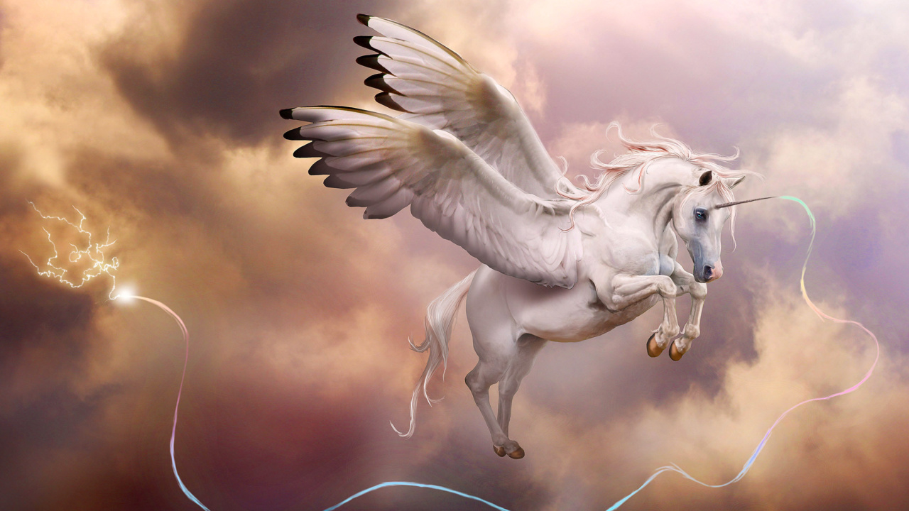 Screenshot №1 pro téma Pegasus, Unicorn 1280x720
