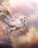 Pegasus, Unicorn wallpaper 128x160