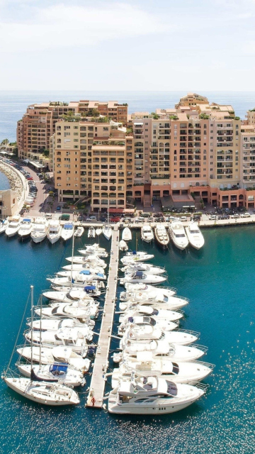 Das Posh Monaco Yachts Wallpaper 360x640
