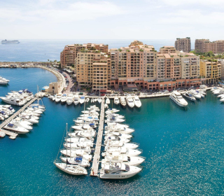 Posh Monaco Yachts - Obrázkek zdarma pro 1024x1024