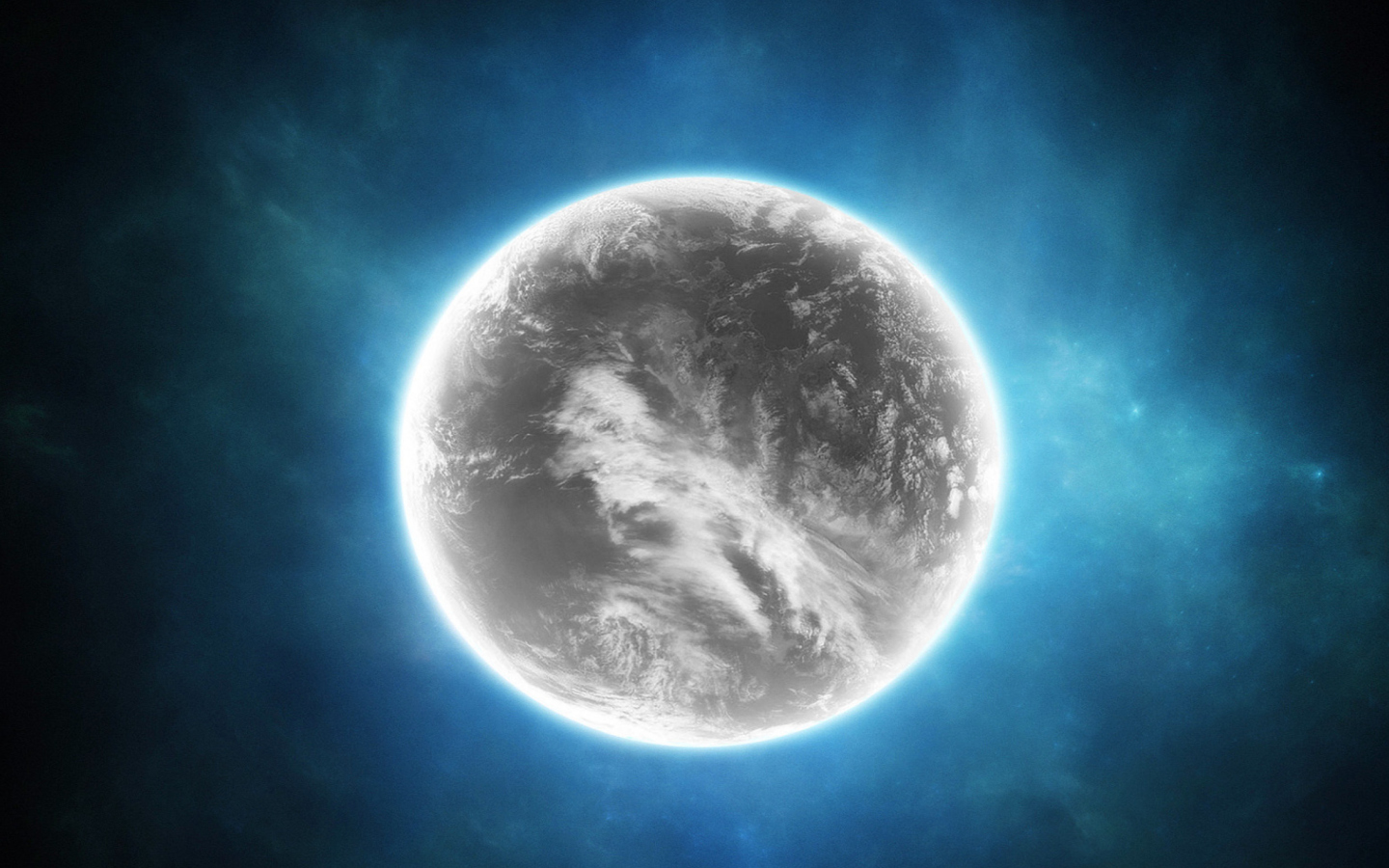 Fondo de pantalla Gray Planet 1440x900