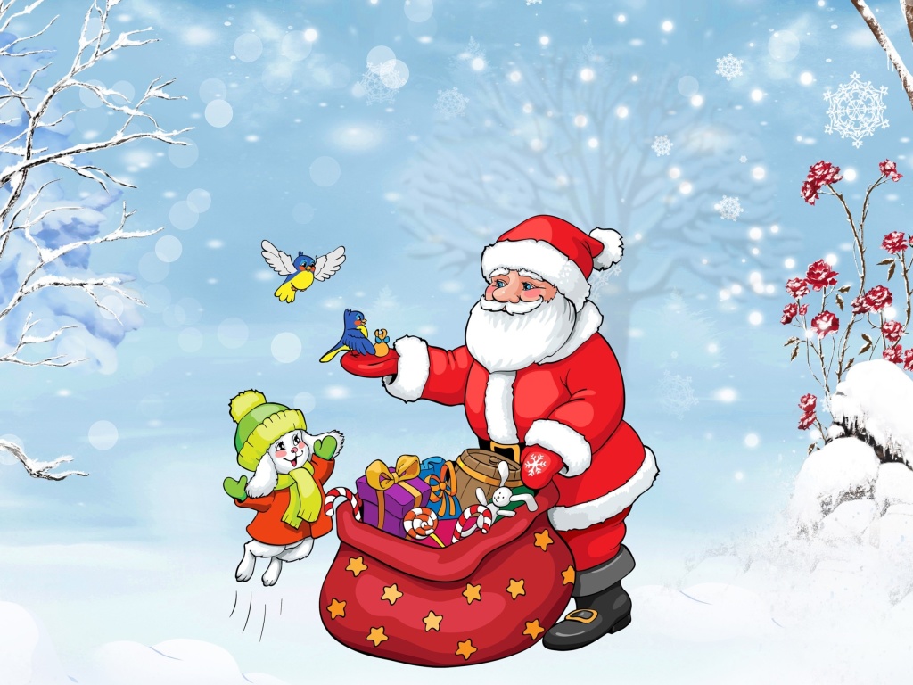 Screenshot №1 pro téma Santa Claus And The Christmas Adventure 1024x768