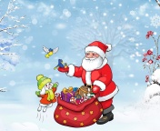 Santa Claus And The Christmas Adventure wallpaper 176x144