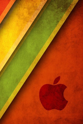 Apple Macintosh Logo wallpaper 320x480