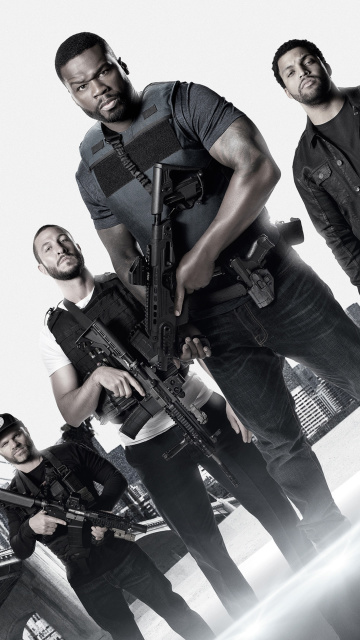 Den of Thieves movie with 50 Cent, Oshea Jackson, Jr Pablo Schreiber wallpaper 360x640