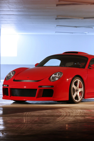 Fondo de pantalla Porsche 911 Carrera Retro 320x480