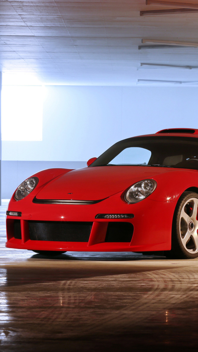 Fondo de pantalla Porsche 911 Carrera Retro 640x1136