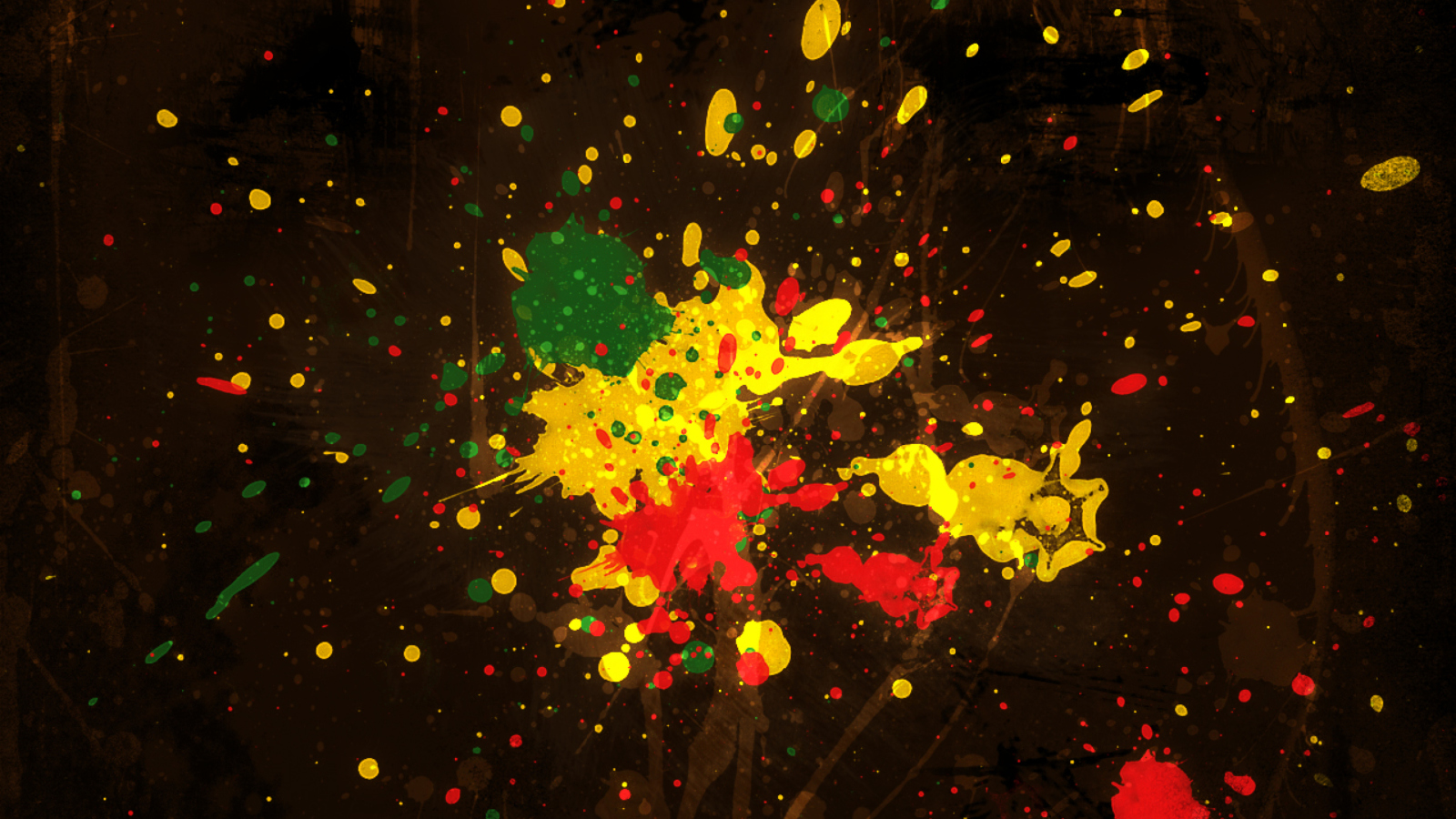 Das Rasta Splash Wallpaper 1600x900