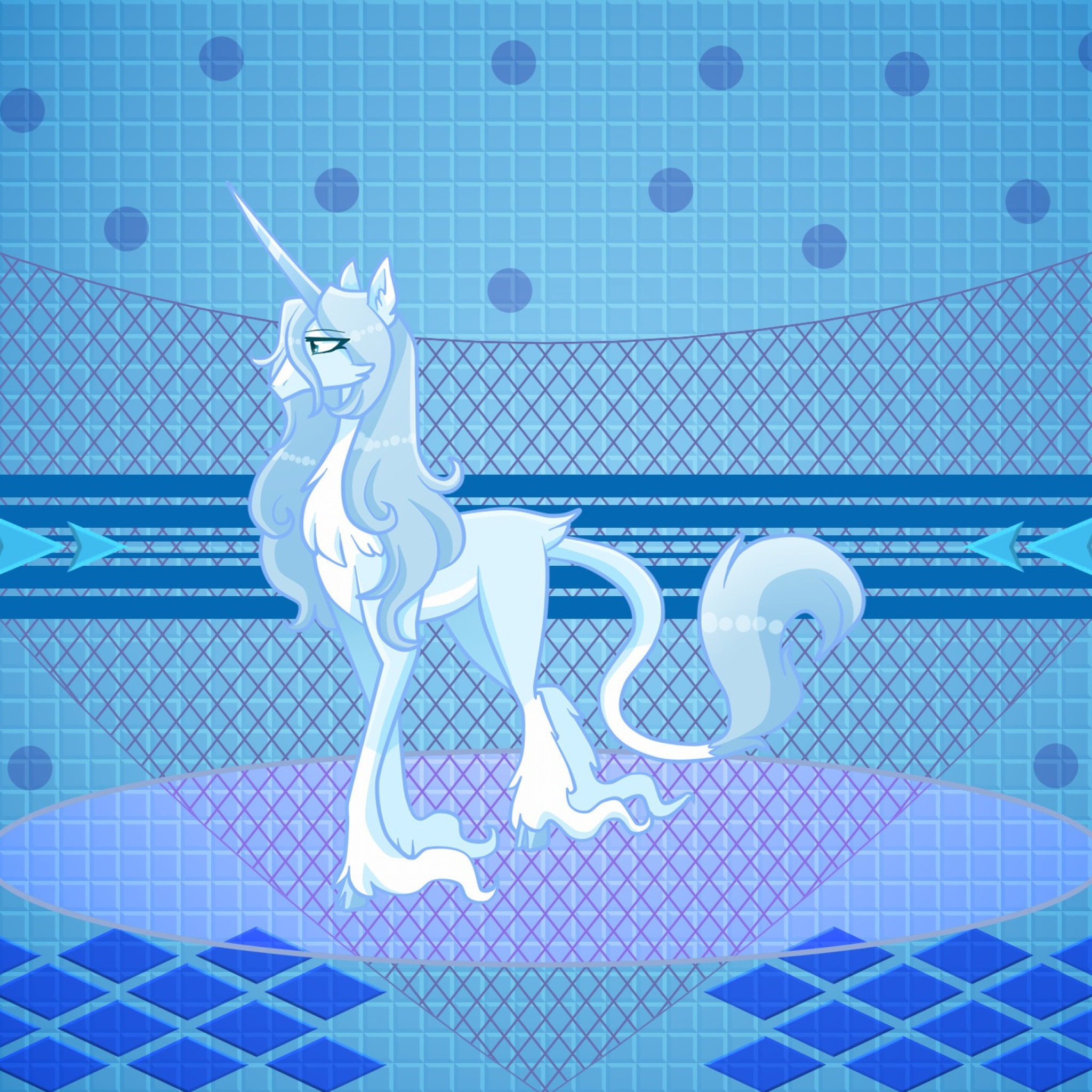 Sfondi My Little Pony Blue Style 2048x2048