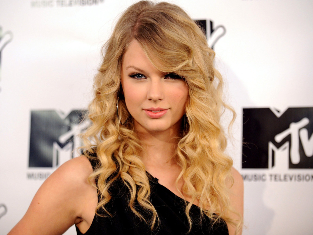 Fondo de pantalla Taylor Swift on MTV 1024x768