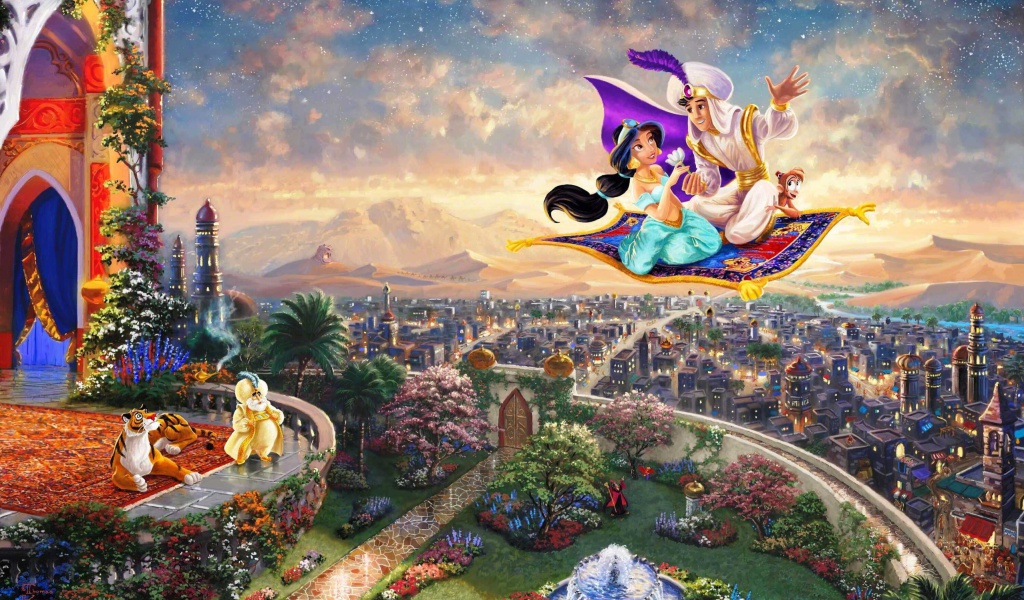 Fondo de pantalla Aladdin 1024x600