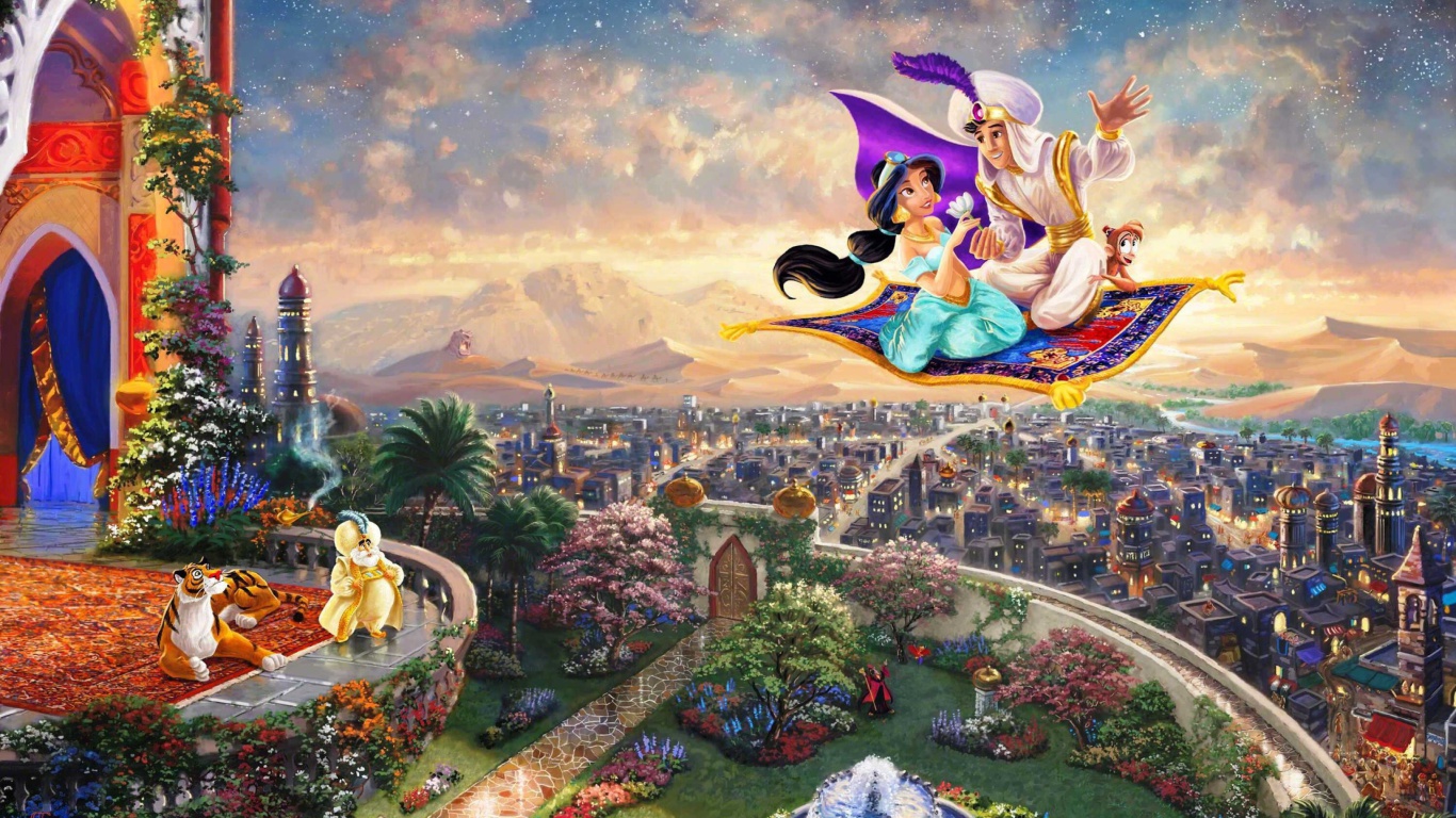Aladdin wallpaper 1366x768