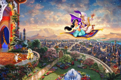 Fondo de pantalla Aladdin 480x320