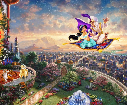 Screenshot №1 pro téma Aladdin 480x400