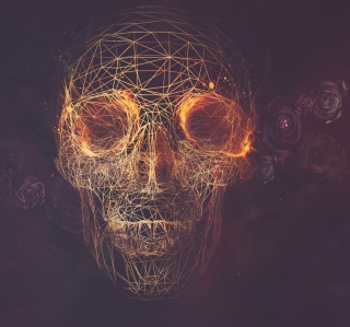 Skull Artwork Background for iPad