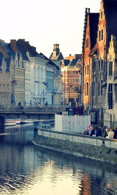 Das Ghent, Belgium Wallpaper 240x400