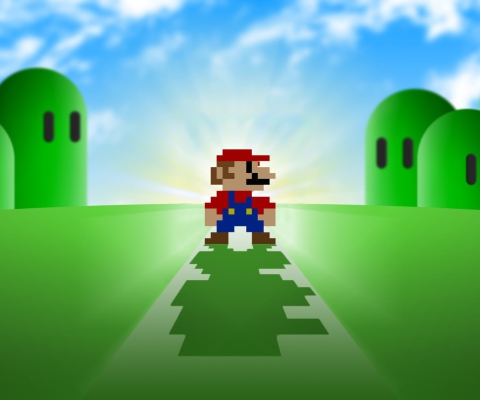 Screenshot №1 pro téma Super Mario Video Game 480x400