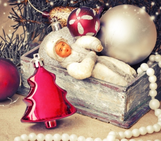 Christmas Toys And Balls - Obrázkek zdarma pro 1024x1024