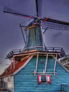 Windmill wallpaper 240x320